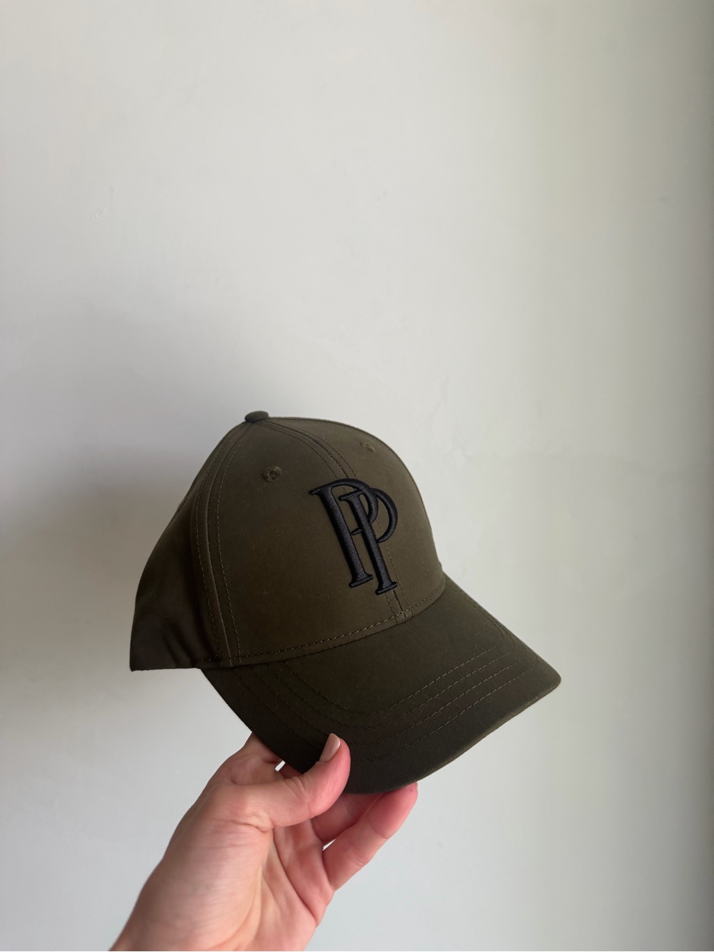 Patek Philippe Olive Green Baseball Cap With Black Logo